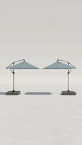 Mist Blue cantilever patio umbrella